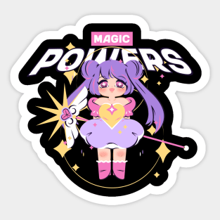 Magical Girl Magic Powers Sticker